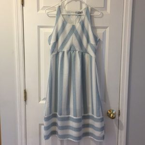 Hazel & Olive Boutique Striped Midi Dress